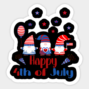 Happy 4th of July Sticker